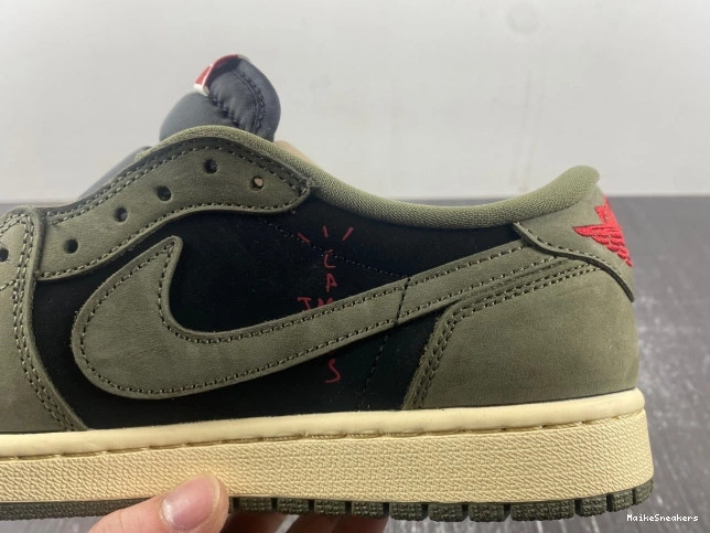 MaikeSneakers SP LOW X JORDAN AIR OG 'BLACK DM7866-002 OLIVE' TRAVIS SCOTT 1 0725